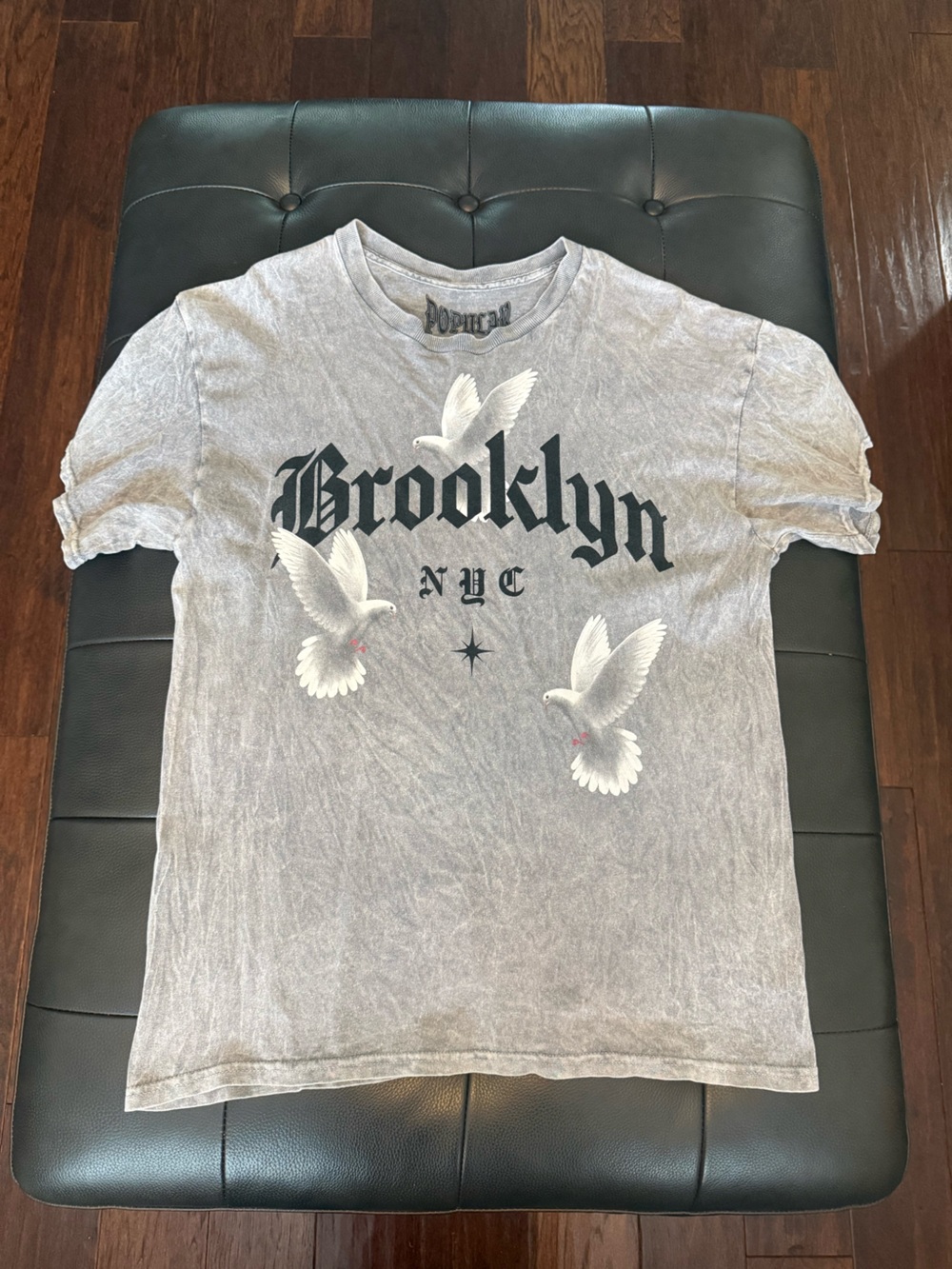 Popular poison Brooklyn NYC Graphic Short-Sleeve Tee - Light Gray
